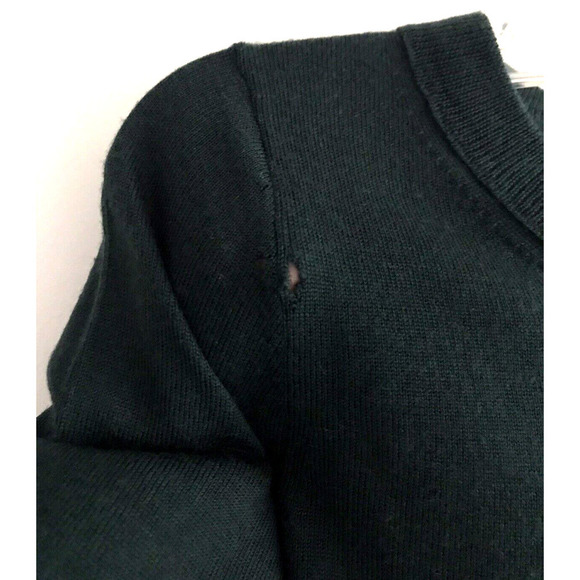 J. Crew | Women's 3/4 Sleeve Crew Neck Pullover Wool Tee Size XS Green - Picture 8 of 9